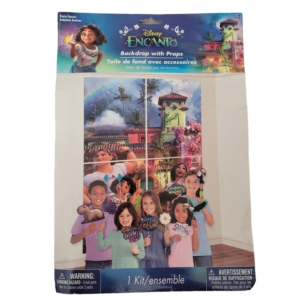NEW Encanto Party Backdrop‎ with Props Casita Disney
